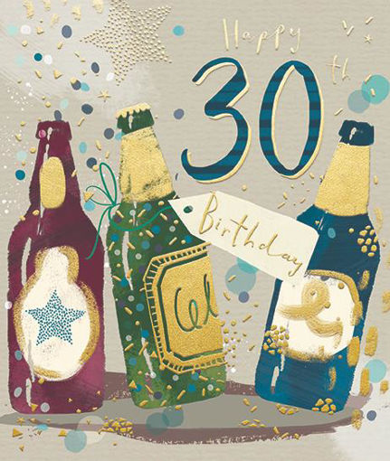 Picture of HAPPY 30TH BIRTHDAY CARD